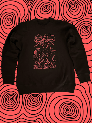 Mountains - Black Sweater