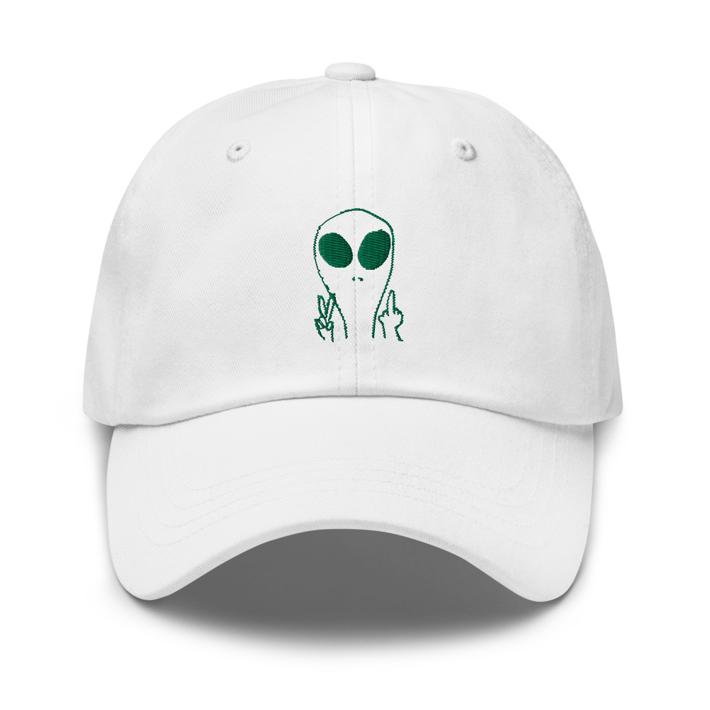COME IN PEACE - DAD HAT - GREEN