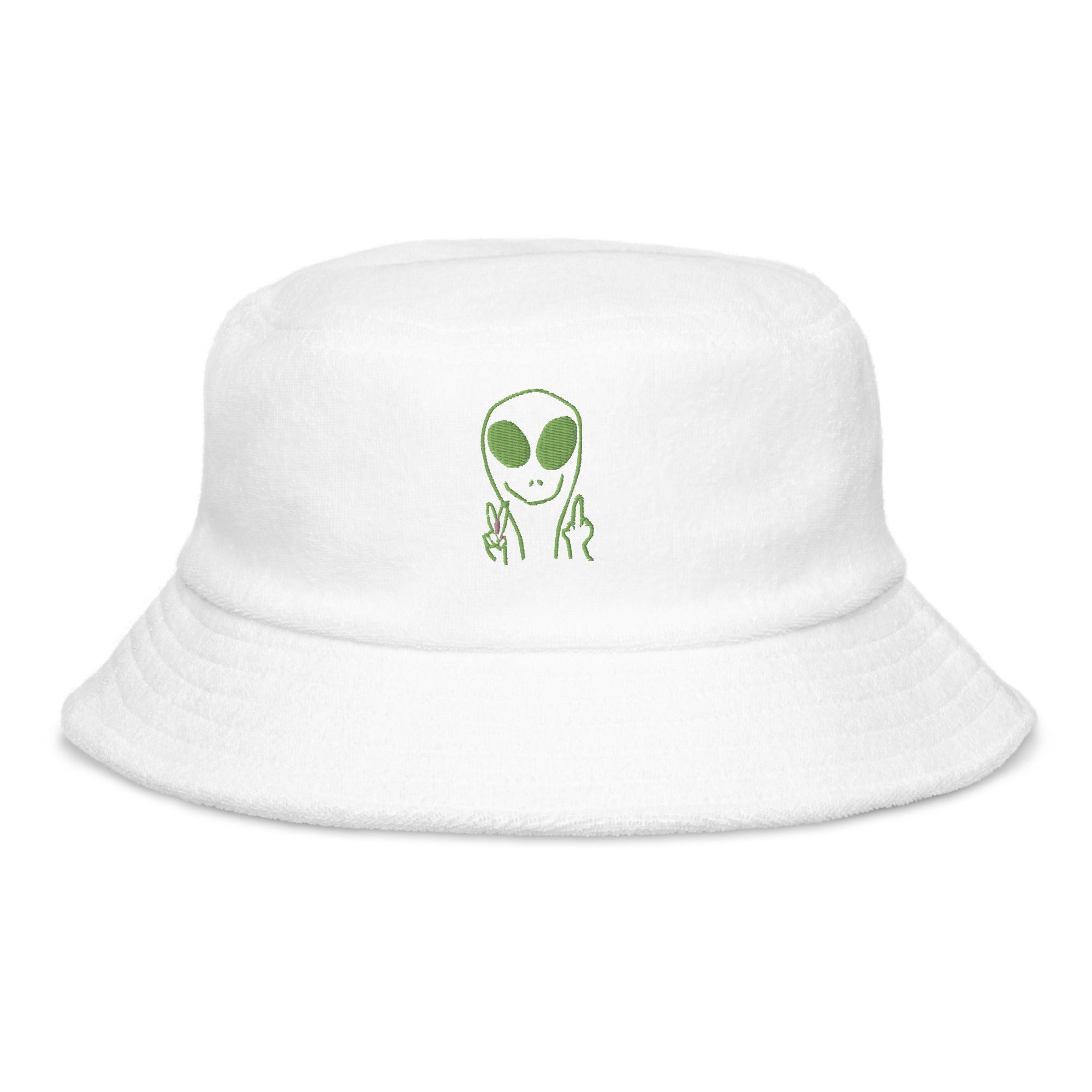 COME IN PEACE BUCKET HAT